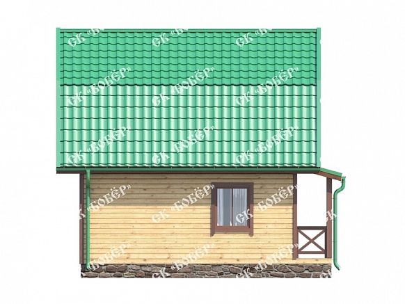 Садовый дом из бруса 6х6. фото