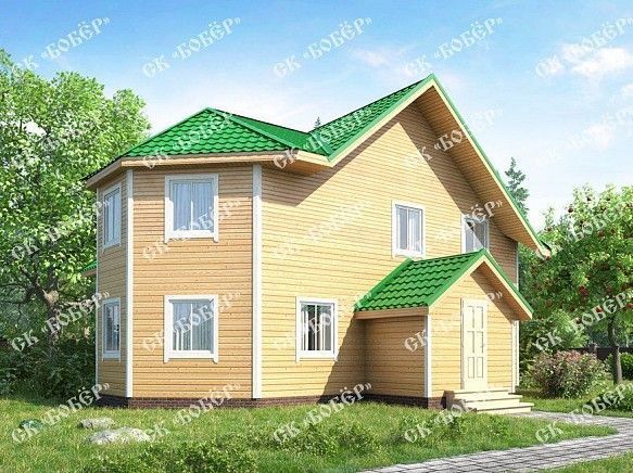 Элитный дом из бруса 11х12