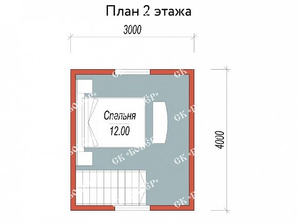 Сруб из бруса 4х5. фото